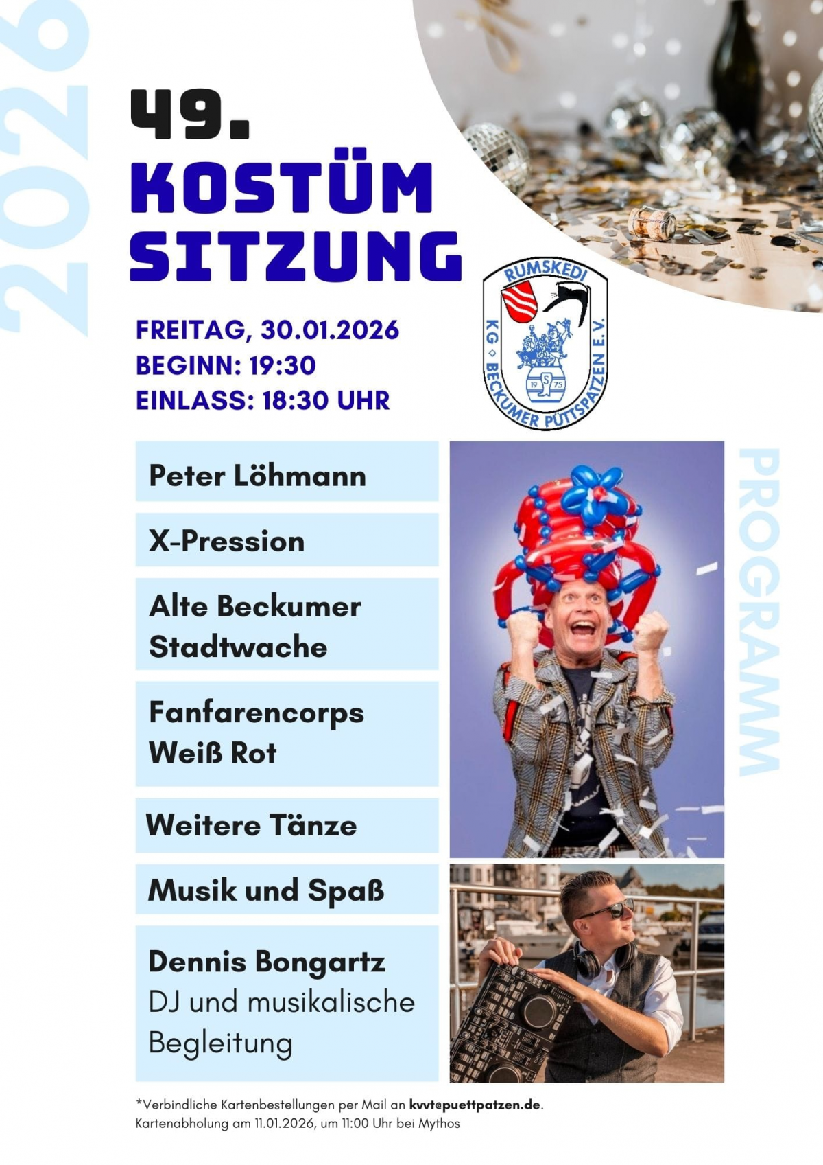 49. Kostümsitzung der KG Beckumer Püttspatzen e.V.