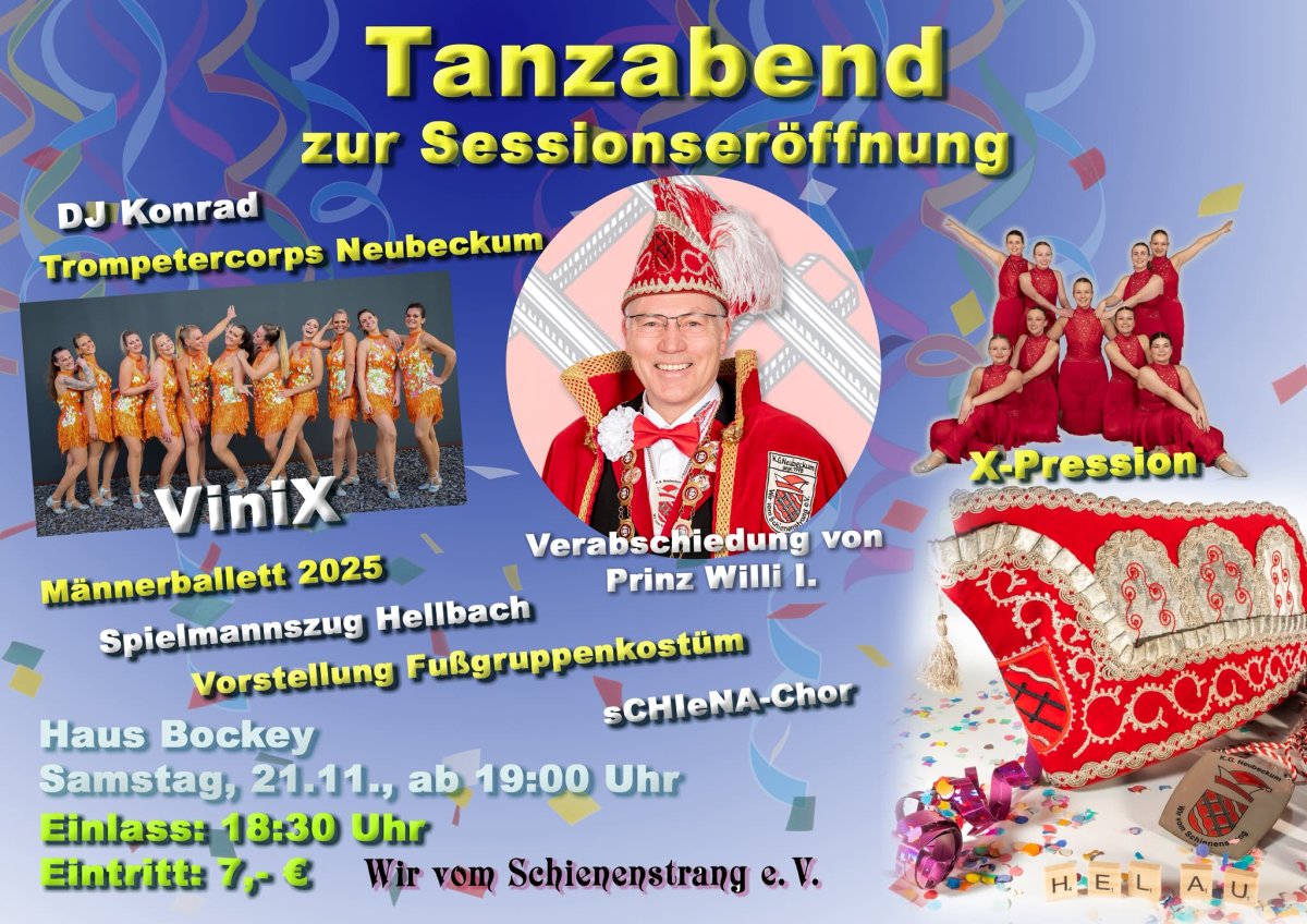 Tanzabend zur Sessionseröffnung 