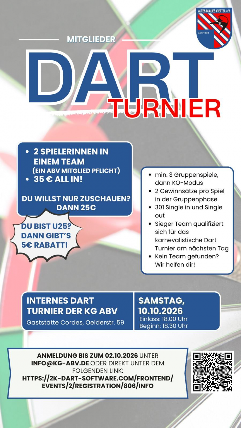 Internes Dart-Turnier